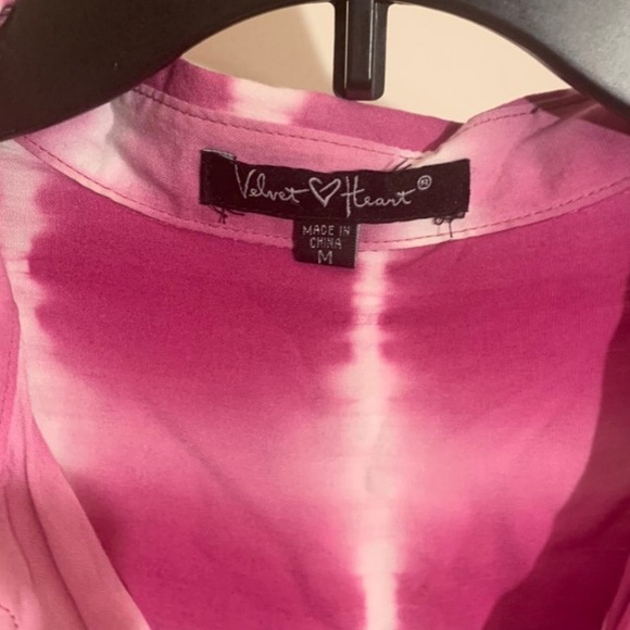 Pink tie dye top - Picture 3 of 4